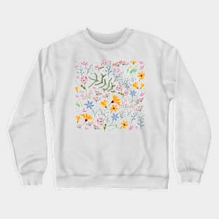 Pearl spring colorful garden Crewneck Sweatshirt